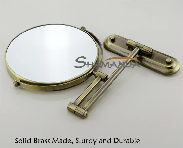 الشحن مجانا جودة عالية الصلبة النحاس العتيقة bronzecosmetic مرآة في الحائط مرايا الحمام اكسسوارات Products-60021 الشحن مجانا جودة عالية الصلبة النحاس العتيقة bronzecosmetic مرآة في الحائط مرايا الحمام اكسسوارات Products-60021