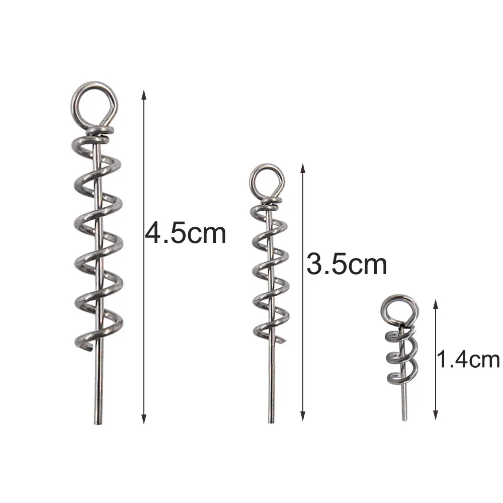 300 шт., мягкие приманки из нержавеющей стали, пружинный замок, шпилька, Крючки для рыбалки, мягкие приманки, шпилька, крючок, рыболовные снасти