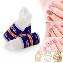 3 шт/лот ногтей красоты профессиональный дизайн ногтей клей для ногтей украшения красивые наклейки для ногтей Клей для женщин Маникюрный Инструмент