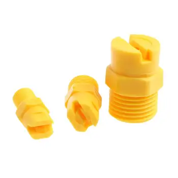 

Plastic Vee Jet Flat Fan Spray Nozzle 1/8"1/4" 1/2" Industrial Cleaning Washing