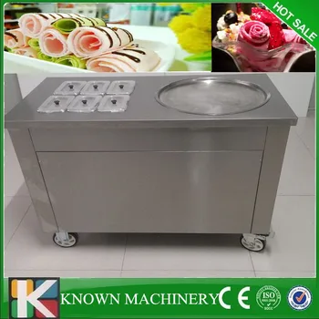 

Fast cooling hot sale in 2016 high quality as well as high economic stainless steel body fried ice cream machine for sale