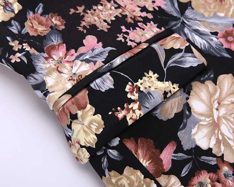 Men Floral Blazer 2016 Fashion Brand Slim Fit Mens BlazerSuit Jackets Spring Autumn Casual Printed Floral Blazers Plus Size 5XL (12)