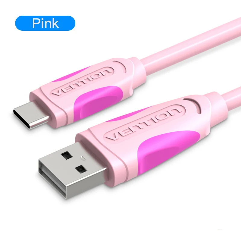 Vention USB C كابل يو إس بي نوع C كابل 2A USB 3.1 سريع شحن USB-C كابل بيانات نوع-C كابل لسامسونج هواوي ZUK LG Xiaomi 0.5