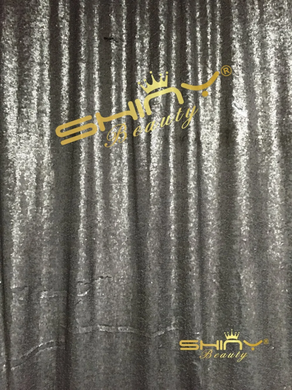 ShinyBeauty 8ftx8ft серые шторы для прополка фон с пайетками свадебная фотокабина блесток