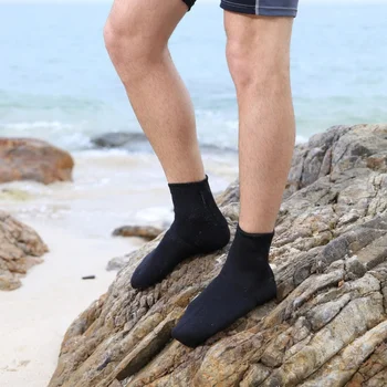 

1 Pair Outdoor Swimming Boot Socks Wetsuit Neoprene Diving Socks Prevent Scratches Warming Snorkeling Socks