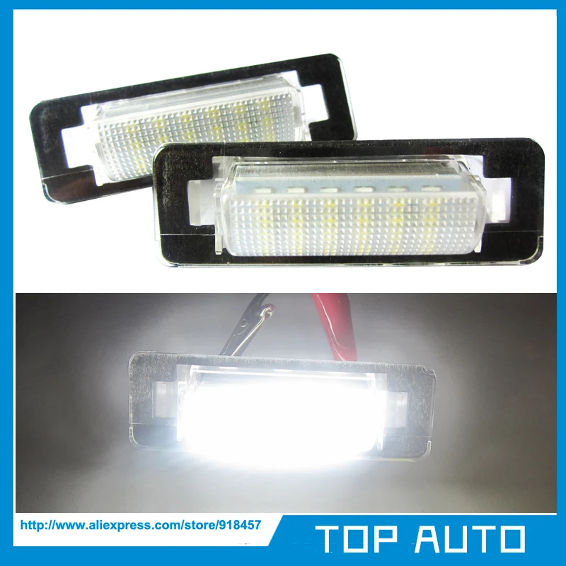 Car Led License Plate Light Xenon White 18 SMD Lamp Bulbs For Mercedes