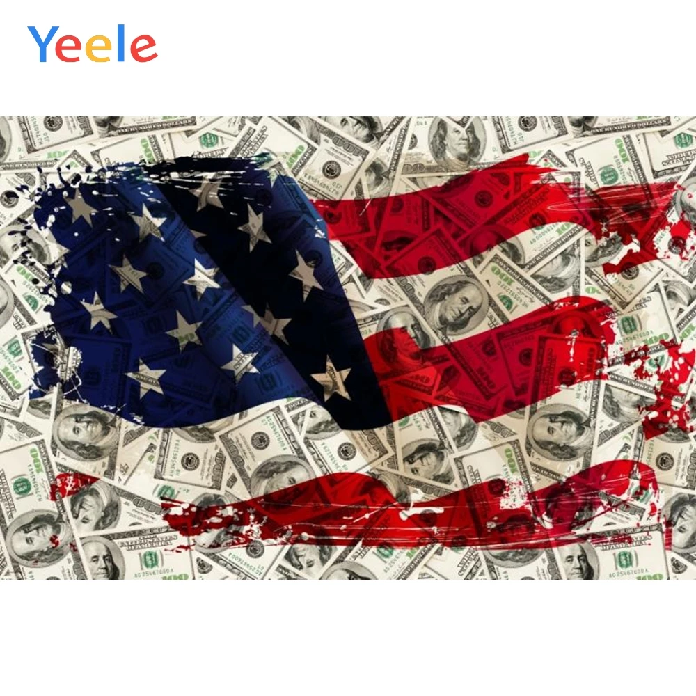 

Yeele Pattern Retro The USA National Flag Portrait Photography Backgrounds Customized Photographic Backdrops For Photo Studio