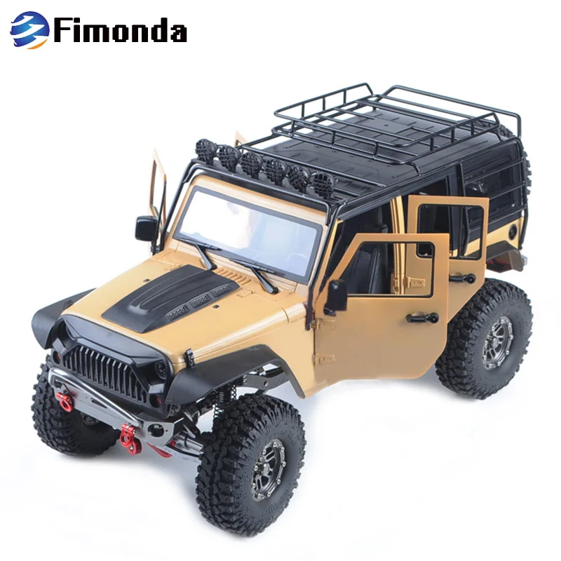 Чехол для кузова автомобиля 1:10 RC Jeep Wrangler Rubicon 1/10 радиоуправляемого гусеничного