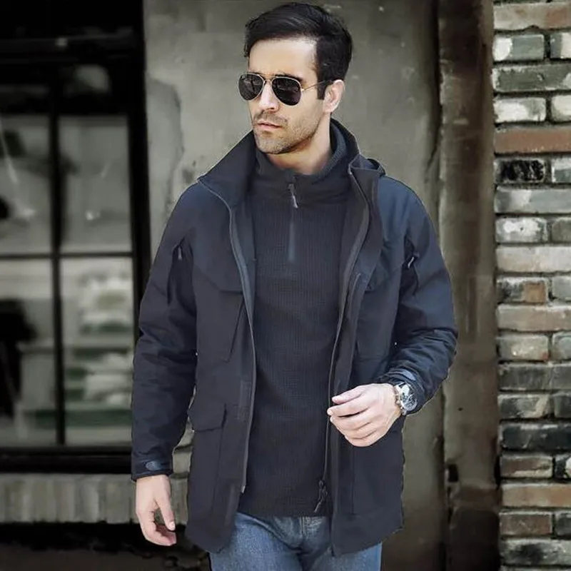 

M65 Army Clothes Tactical Windbreaker Men Winter Autumn Thermal Flight Pilot Coat Male Hoodie Military Field Jacket