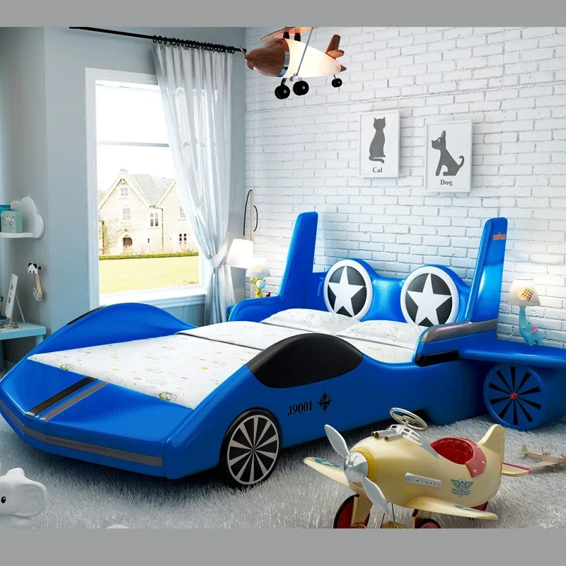 Кровать в стиле истребителя, современный дизайн, спальный Набор для мальчиков