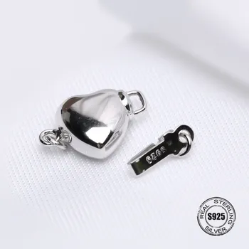 

New 925 Silver Clasps & Hooks Connectors Jewelry Findings DIY Necklace Bracelet Making Jewelry Accessories