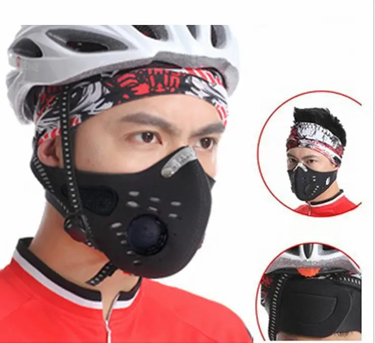 Hot Sell NEW Outdoor Sports Bike Mouth-muffle Dustproof Face Filter Air Pollutant Mask With Activated carbon Free Shipping | Дом и сад