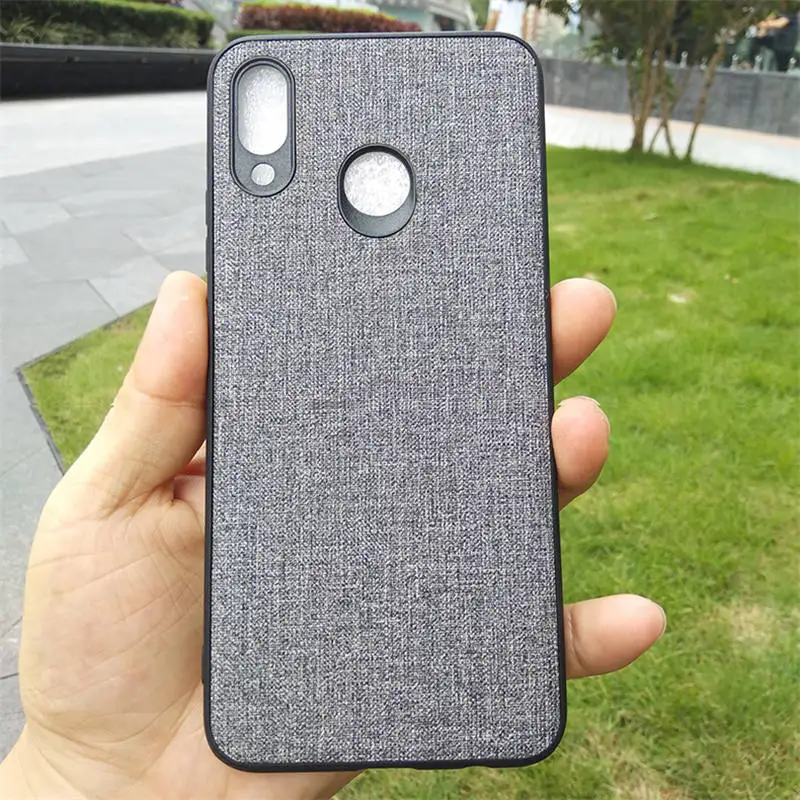 Чехол из ткани для Huawei Nova 3e 3 2 Lite Enjoy 8 Plus мягкий ударопрочный чехол ТПУ Honor 10 9i 7C