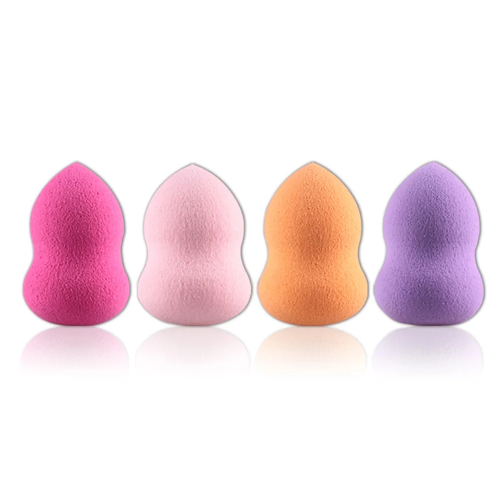  4pcs/Set Gourd Shaped Cosmetic Puff Makeup Sponge Blender Soft Puff Flawless Powder Blending Smooth Beauty Tools New Sale 