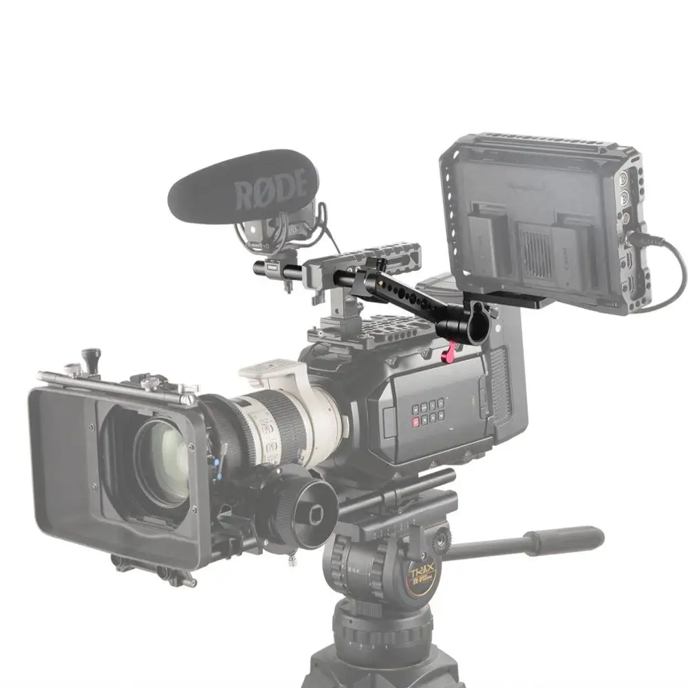  SmallRig EVF Mount with 15mm Rod Adjustable Monitor Holder Feature with Nato Rail Quick Release 158