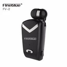 FineBlue FV2 Enterprise Bluetooth Headset Wi-fi Earphone Automobile Put on Clip Bluetooth Telephone Handsfree for iPhone Xiaomi Samsung