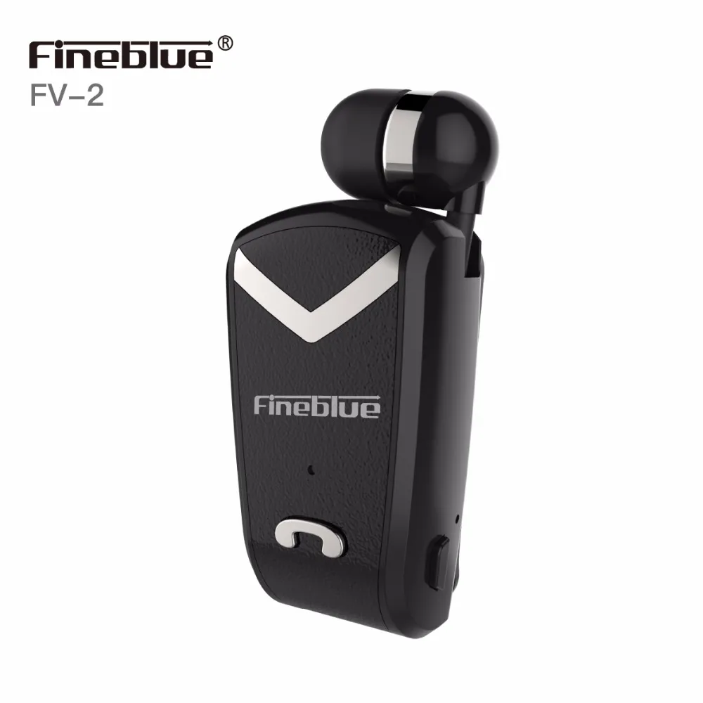 

FineBlue FV2 Business Bluetooth Headset Wireless Earphone Car Wear Clip Bluetooth Phone Handsfree for iPhone Xiaomi Samsung
