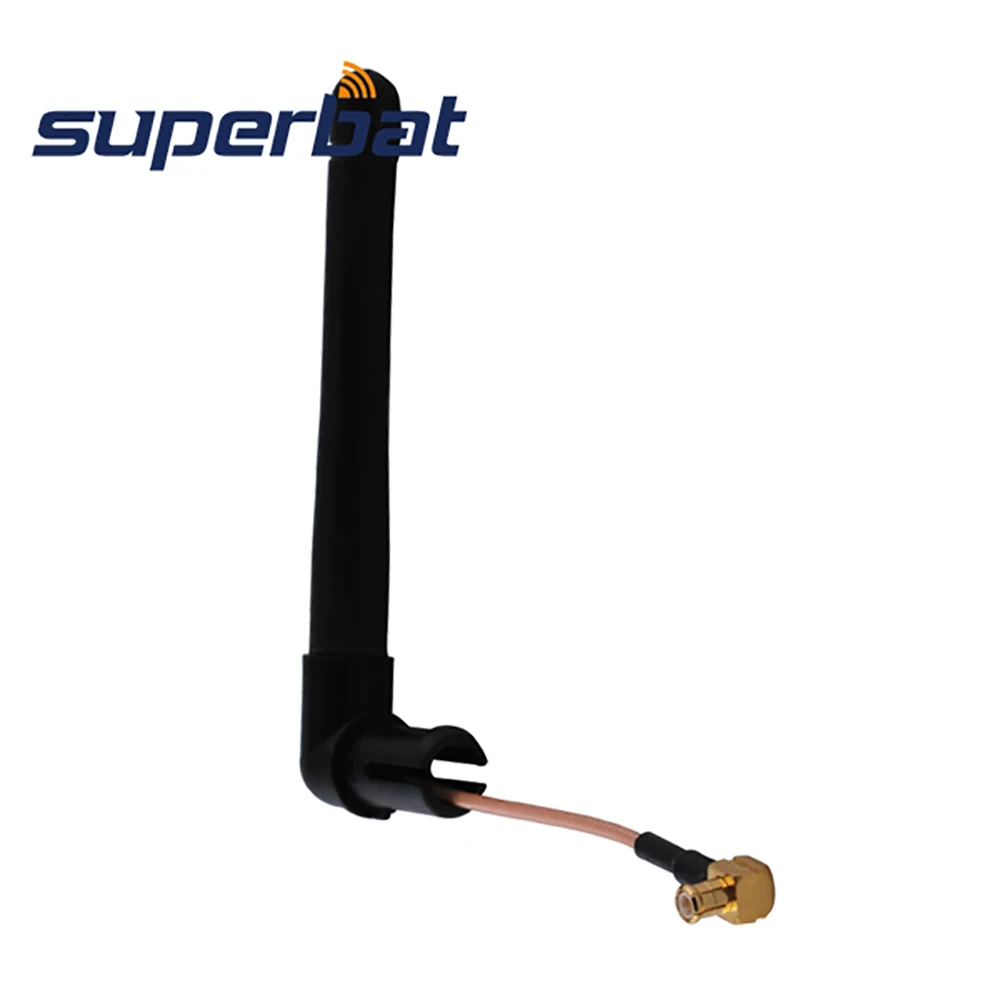 

Superbat 2.4GHz 3dBi WIFI Antenna Aerial Booster with Extended Cable MCX Male Plug RA for Wireless Router WLAN PCI Card