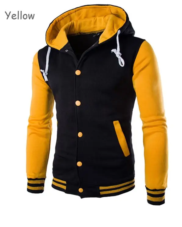 2020 New Men/Boy Baseball Jacket Men Fashion Design Wine Red Mens Slim Fit College Varsity Jacket Men Brand Stylish Veste Homme