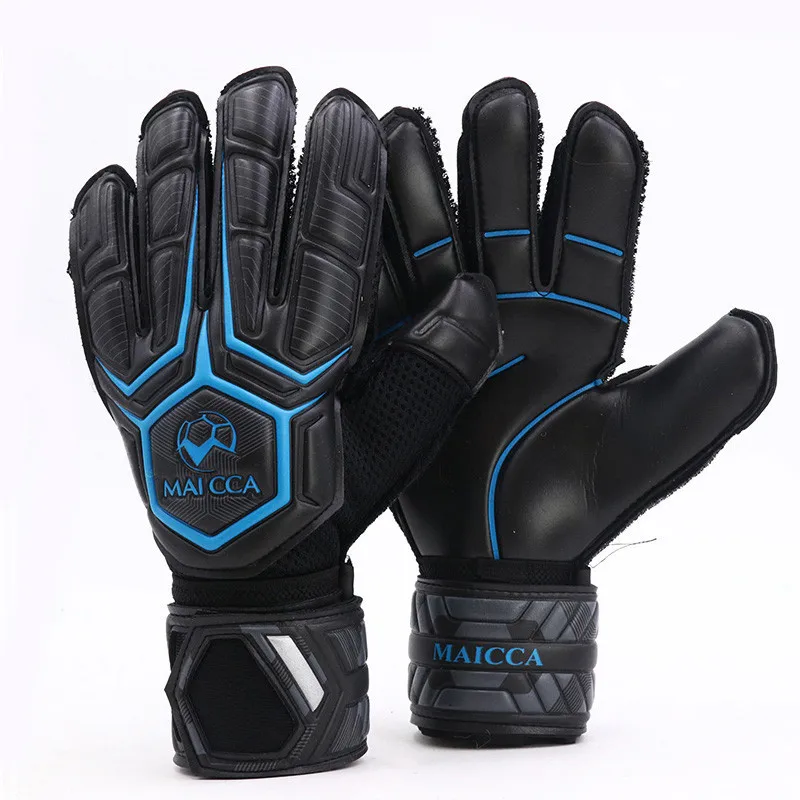 Мужские перчатки для футбола, профессиональные вратарские перчатки, Мягкие латексные футбольные вратарские перчатки с защитой пальцев, Futbol voetbal
