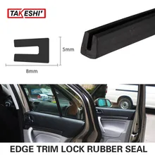 8x5mm Black U Channel 40 100cm font b RV b font Trim Rubber Car RUN Door