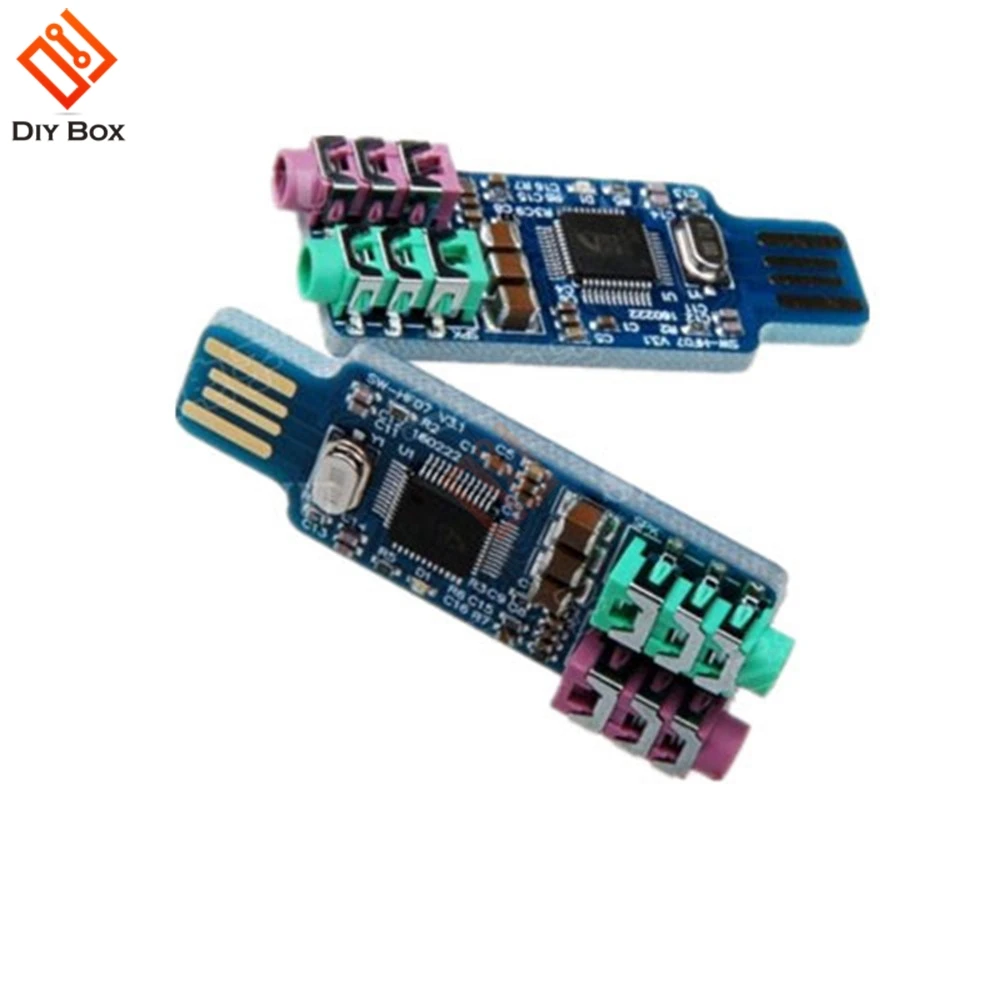 

CM108 USB Drive Free USB Sound Audio Card Laptop Computer External Sound Card