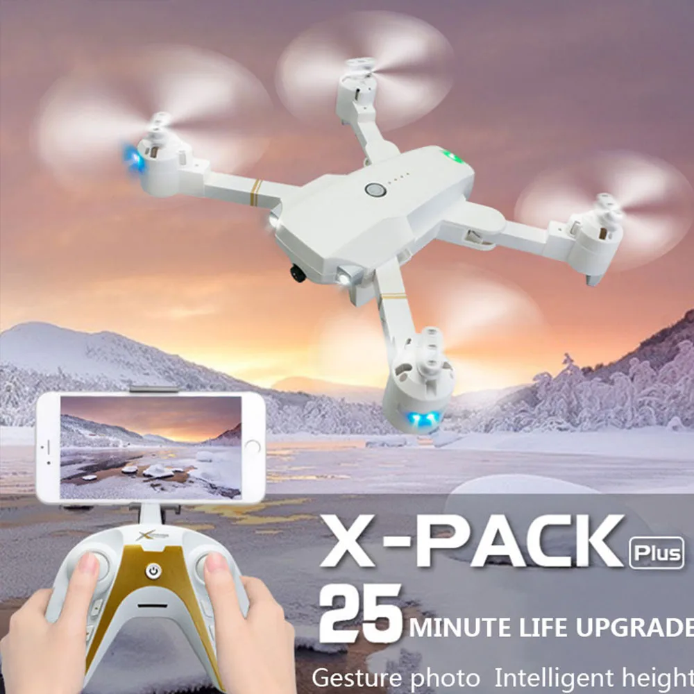 

Drone XT-1 Plus Platinum Edition Flight 20 Minute UAV Smart Follow HD Camera Rc Helicopter One Return / Landing Quadcopter