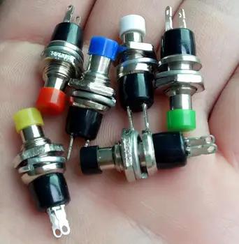 

7mm spring return Mini Push Button Momentary Switch normally open NO