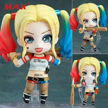 

10CM Q Edition Anime Figures PVC Suicide Squad Harley Quinn and Joker Action Figure Collection Toys Gift for Children kids