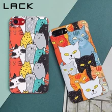 Цветной чехол для телефона с рисунком кота из мультфильма для iphone XS Max, чехол для iphone X, XR, 8, 7, 6 S Plus, роскошные Жесткие ПК-Чехлы, милый чехол