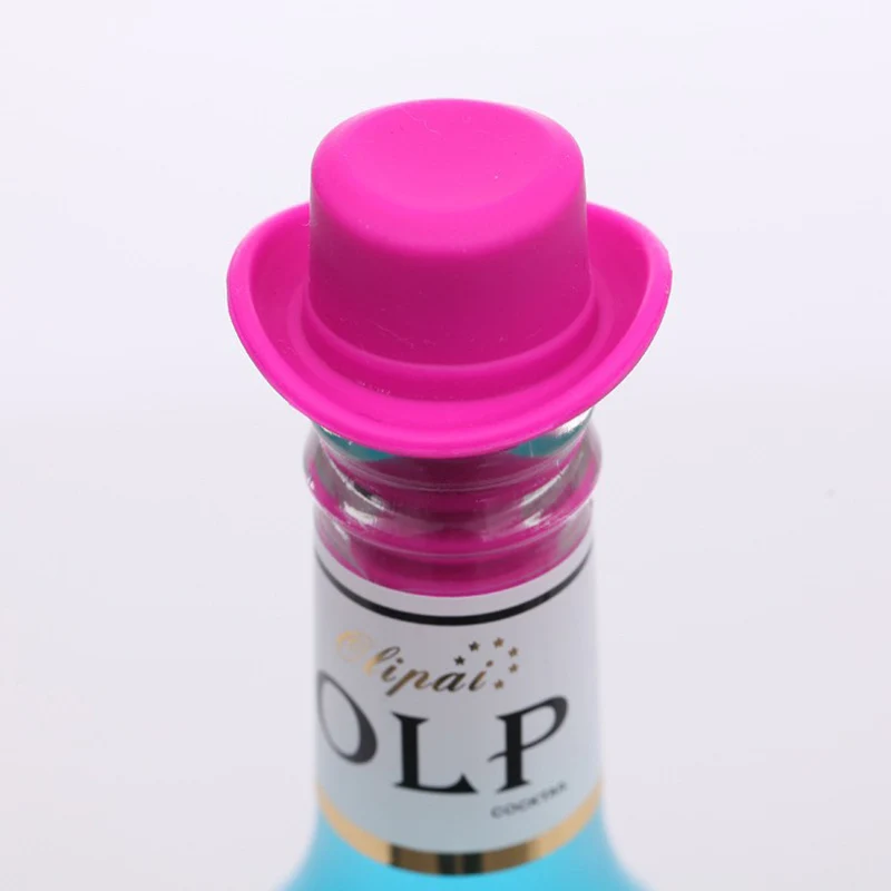 

Kitchen Bar Tools Silicone Wine Bottle Stoppers Keep Vacuum Sealed Spout Liquor Flow Stopper Pour Cap Bottle Cover