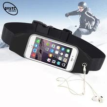 Esporte cinto telefone caso para smartphone móvel 4.7 "6.2 5.5" universal correndo saco exercício cintura bolso capa "ginásio caso à prova dwaterproof água(China)