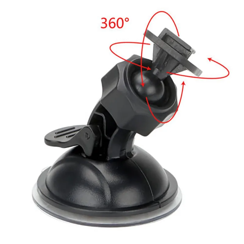 

Car Mount Holder 360 Degree Rotating Universal Suction Cup Type Small T Interface Tripod Bracket For Car GPS DV DVR
