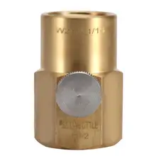 Бутылка адаптер Латунь бытовой бутылки соды СО2 разъем адаптер для наполнения соды W21.8 до G1/2