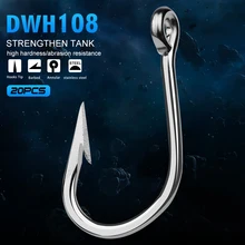 20 шт./лот PROBEROS бренд Морской рыболовный крючок меч крюк 6/0#-12/0# модель из нержавеющей стали рыболовный крючок сделано в Тайване