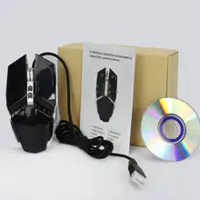 Механическая Макросъемка игровая мышь 3200 dpi USB Проводная Конкурентная игровая мышь 7 программируемых кнопок для настольного компьютера ноутбука