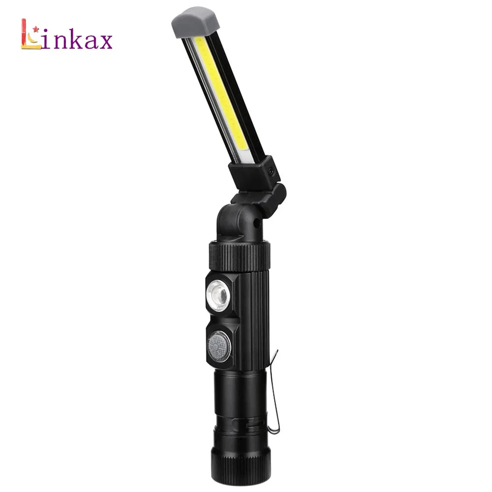 Battery Black Lights BLACK+DECKER 350LM COB Utility Light - USB Rechargeable  With Magnetic Base \u0026 Power Bank Portable LED Light, image size:1000x1000