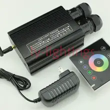 Оптоволоконный светильник 32 Вт RGBW светодиодный светильник сенсорная панель управления мультирежимы для украшения оптического волокна светильник