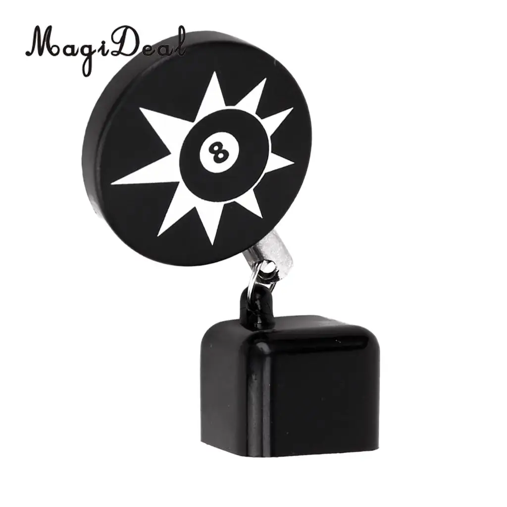 MagiDeal Professional Billiards Snooker Pool Retractable Cue Chalk Holder With Belt Clip for Funny Family Indoor Snooker Games