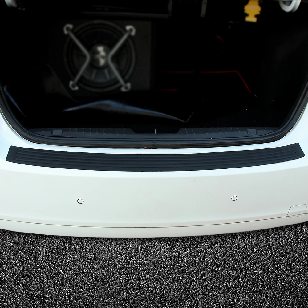 

New Rubber Rear Guard Bumper Protector Trim Cover for Volkswagen VW Jetta MK5 6 Golf 4 5 6 7 CC Tiguan Passat B5 B6 b7