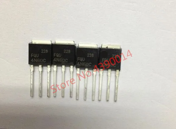 

50pcs/lot 4N60C FQU4N60C TO251
