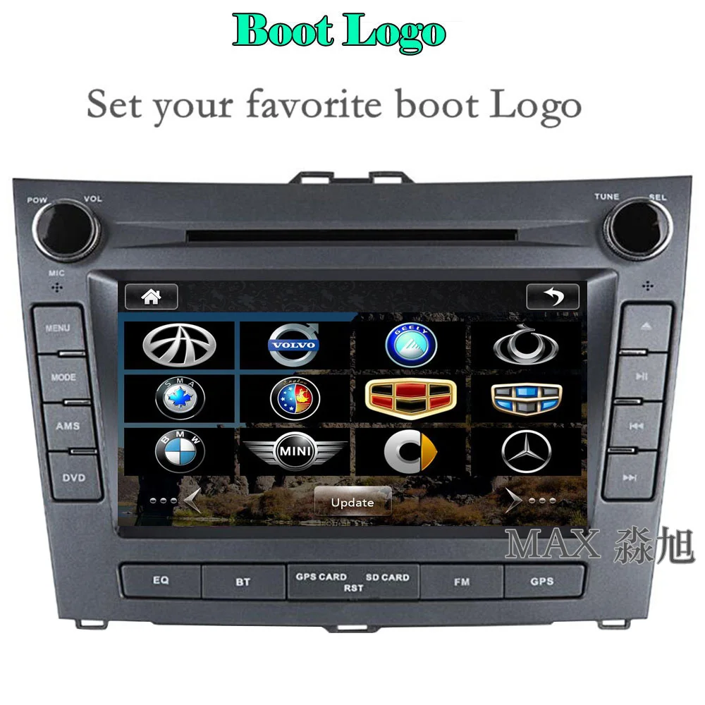 Excellent MAX 2 din 8" Car DVD Player For BYD L3 Radio RDS GPS Navigation System Free Map 3G 1080P Bluetooth call/music swc 4
