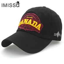 IMISSU Канада Торонто Листьев Бейсболка Регулируемая Шляпа Моды Случайные Шляпы Gorras Хип-Хоп Snapback Шапки Папа Hat