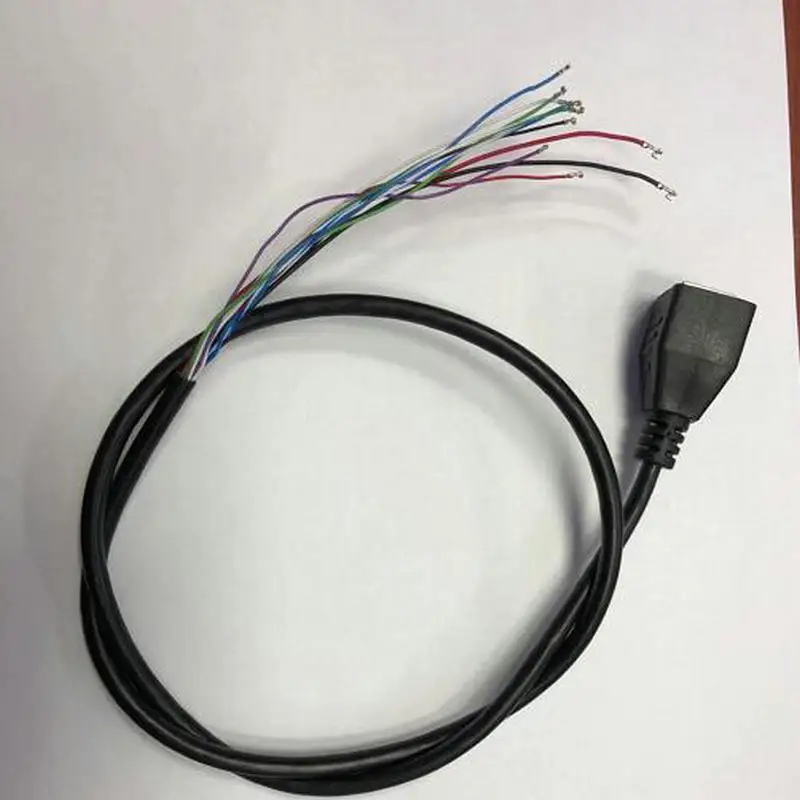 (2 PCS) CCTV POE IP network Camera PCB Module video power cable, 60cm long, RJ45 female connectors with Terminlas Free Shipping (2 PCS) CCTV POE IP network Camera PCB Module video power cable, 60cm long, RJ45 female connectors with Terminlas Free Shipping