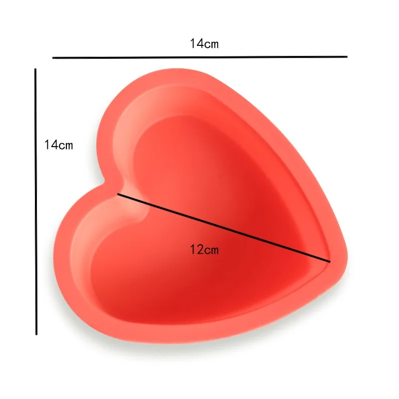 Любовь, сердце, звезды, силиконовая форма для пирога, посуда для выпекания, набор силиконовых форм для украшения торта