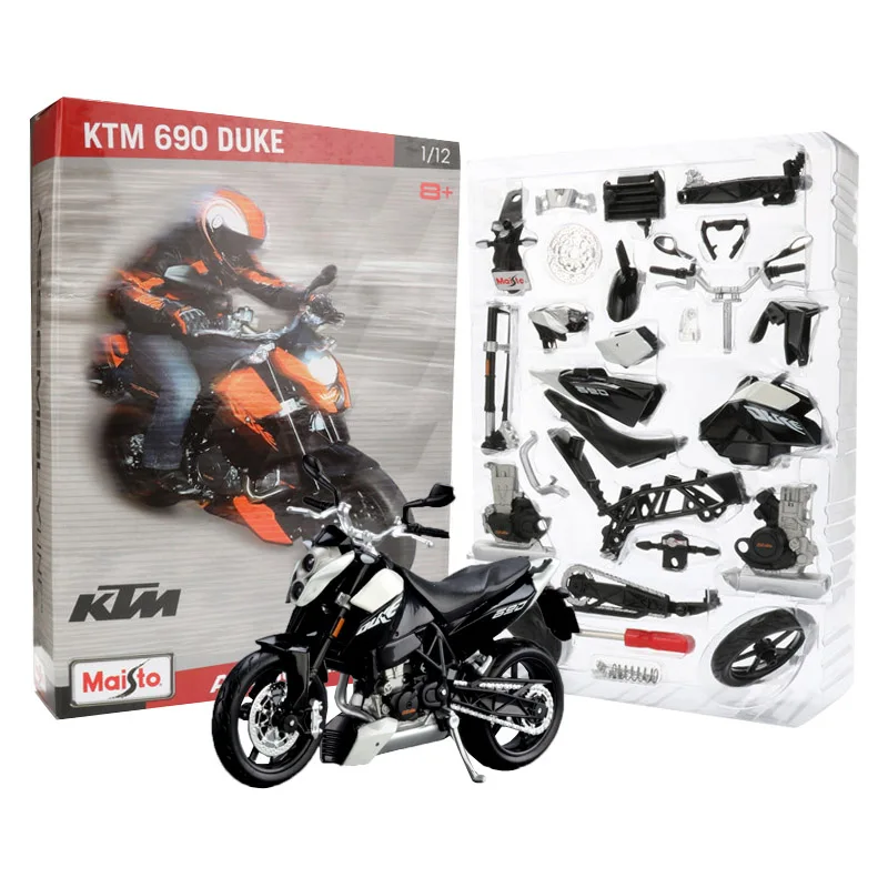 Maisto масштаб 1:12 DIY модель мотоцикл игрушка сплав 690 KTM Мотоцикл Duke собранные модели наборы детские игрушки