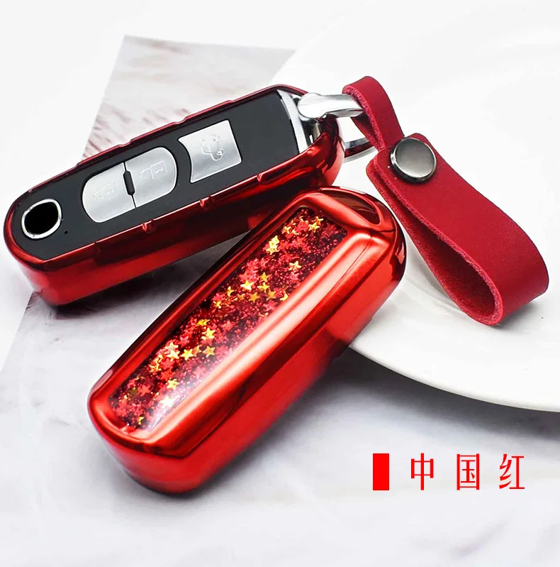 New-Quicksand-TPU-car-key-cover-case-set-protect-for-Mazda-2-mazda-3-mazda-5 (4)
