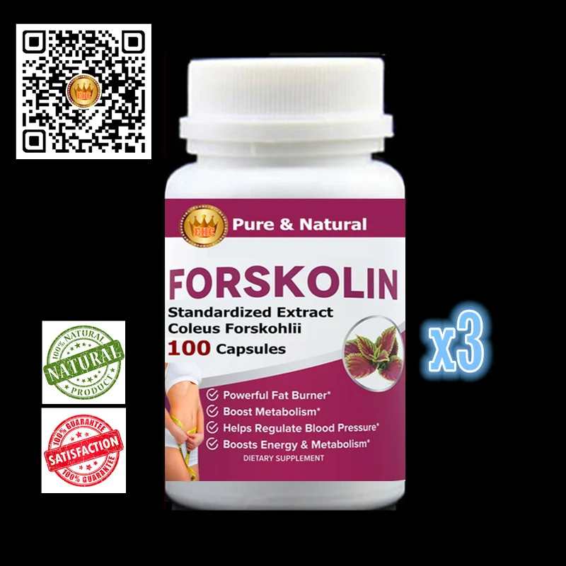 

300PILLS WEIGHT LOSS SUPPLEMENT - FORSKOLIN EXTRACT - COLEUS FORSKOHLII - MAXIMUM STRENGH - 2000MG DAILY