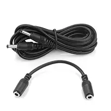 Удлинительный кабель HuaXinV 6,5 футов/2 метра, штекеры постоянного тока, штекерные, для адаптера питания для 5~ 24В постоянного тока светодиодный светильник, CCTV; медь