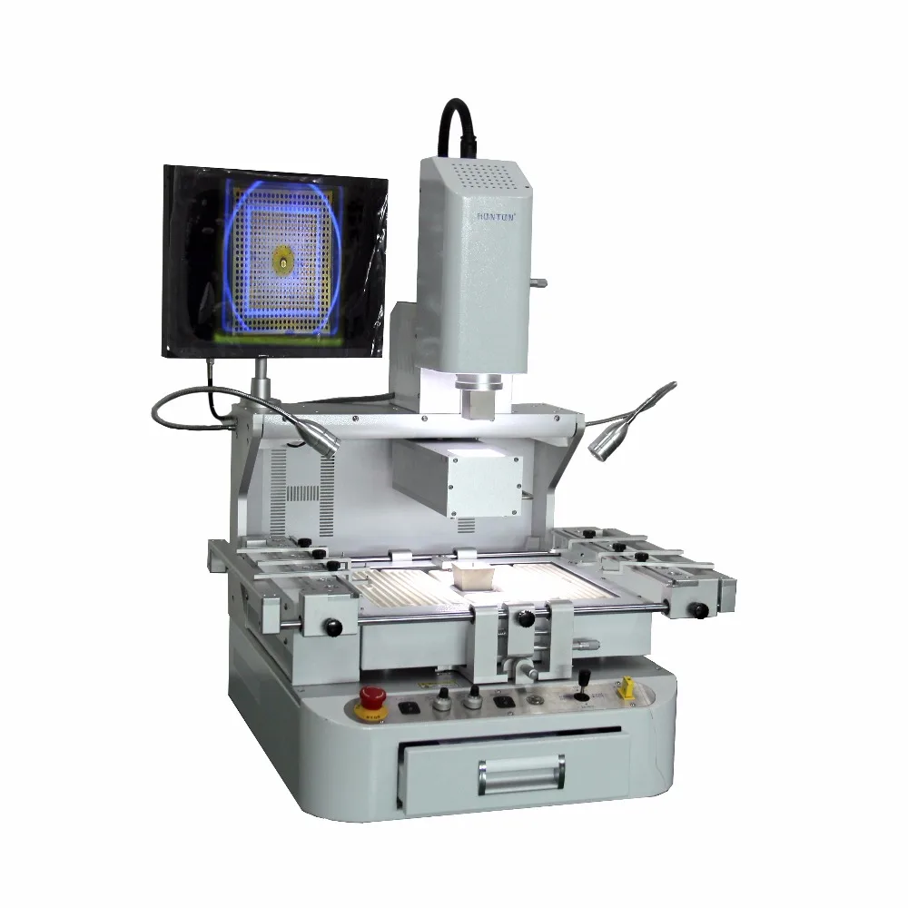 

Free shipping HT-G730automatic optical alignment BGA rework station touch screen control BGA soldering station soldering station
